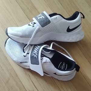 Nike White and Black Athletic Shoes